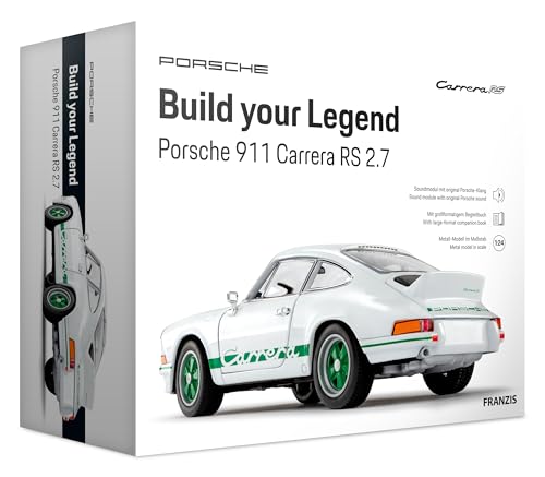 FRANZIS 67267 - Porsche 911 Carrera RS 2.7 - Build Your Legend - detailgetreuer Modellbausatz inkl. Soundmodul, LED-Beleuchtung, Begleitbuch FRANZIS 67267 - Porsche 911 Carrera RS 2.7 - Build Your Legend - detailgetreuer Modellbausatz inkl. Soundmodul, LED-Beleuchtung, Begleitbuch von Franzis