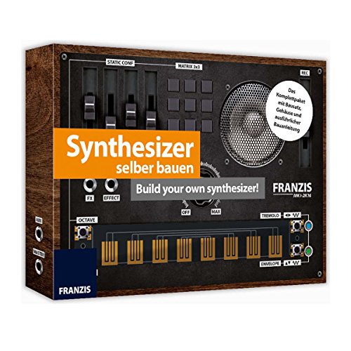 FRANZIS Synthesizer selber bauen | Komplettpaket mit Bausatz zum Basteln und Löten | Ab 14 Jahren von Franzis