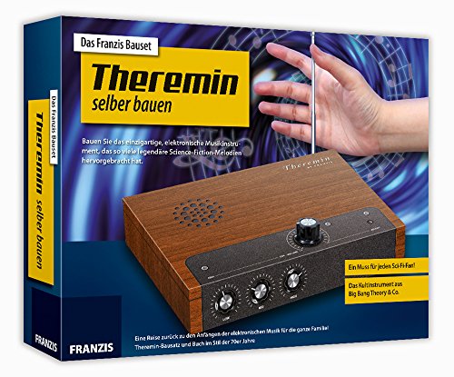 Franzis 65347 - Theremin selber Bauen - Bausatz zum Löten, das kultige Musik-Instrument als Eigenbau - Spielen Sie das legendäre Sci-Fi-Instrument - mit Platine und 80-seitigem Handbuch, ab 14 Jahren von Franzis