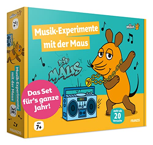 Franzis 67229 Experimente mit der Maus 20 Versuche für Ferien und Freizeit rund um das Thema Musik, Mehrfarbig von Franzis