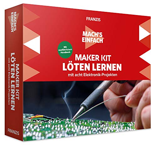 Franzis Verlag 67122 Mach's einfach - Löten Lernen Löten Maker Kit ab 14 Jahre von Franzis