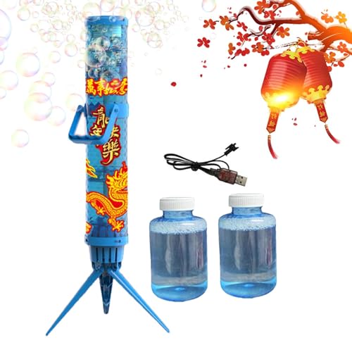 Automatic Bubble Blower, Portable Bubble Blower Machine, Kids Bubble Blower, Portable Automatic Electric Pyrotechnics Bubble Blower Machine for Kids Parties and Events von Fravsiu