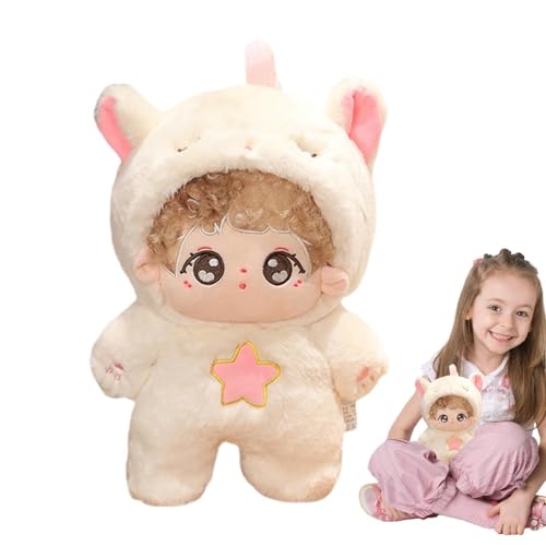 Cartoon Plush Doll, Soft Stuffed Doll, Stuffed Girl Doll, Plush Toy for Kids, Cute Cartoon Plush Girl Doll, Soft Stuffed Animal Toy 9.84inch Soft Stuffed Cartoon Girl Doll for Kids and Home Decor von Fravsiu