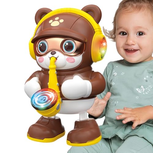 Crawling Babies Toy, Interactive Toddler Toys, Musical Bear Toy for Kids, Educational Toy for Boys and Girls, Cute Electronic Toddler Toy for Early Learning, Fun Baby Crawling Toy with Light and Sound von Fravsiu