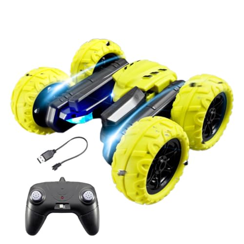 Double Sided RC Car, 360 Degree Rotating Stunt Drift Car with Mist, Remote Control Rechargeable RC Car for Kids, 2.4GHz Remote Control Car for Girls Ages 3 6, Outdoor Play and Fun von Fravsiu