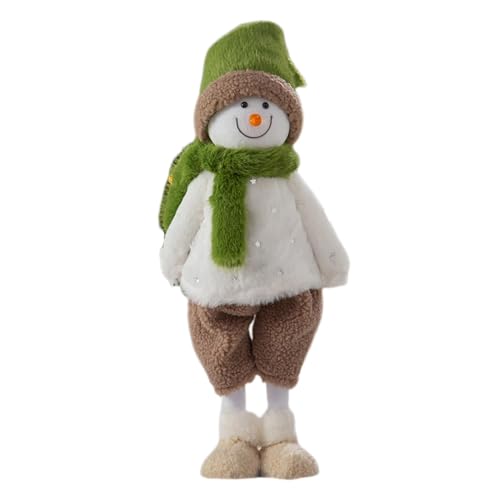 Fravsiu Christmas Plush Doll, Soft Stuffed Snowman, Reindeer Plush Toy, Comfortable Plush Santa, Best Plush Dolls Cute Stuffed Animals for Children’s Playtime and Holidays Decoration von Fravsiu