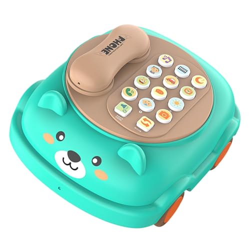 Fravsiu Educational Toddler Toy, Battery Operated Phone, Early Learning Phone Toy, Music and Sound Toy Phone, Toddler Music Pretend Play For Preschool Learning And Eltern-Child Bonding von Fravsiu