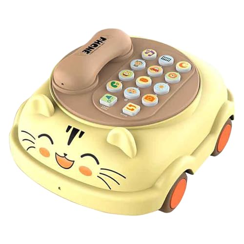 Fravsiu Educational Toddler Toy, Battery Operated Phone, Early Learning Phone Toy, Music and Sound Toy Phone, Toddler Music Pretend Play For Preschool Learning And Eltern-Child Bonding von Fravsiu