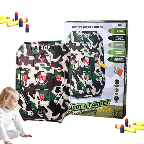 Fravsiu Electronic Toy Scoring, Target Practice Toys, Kids Target Practice, Target Practice Toys, 3 Modes Scoring Target for Kids, Interactive Electronic Toy with Sound for Children von Fravsiu