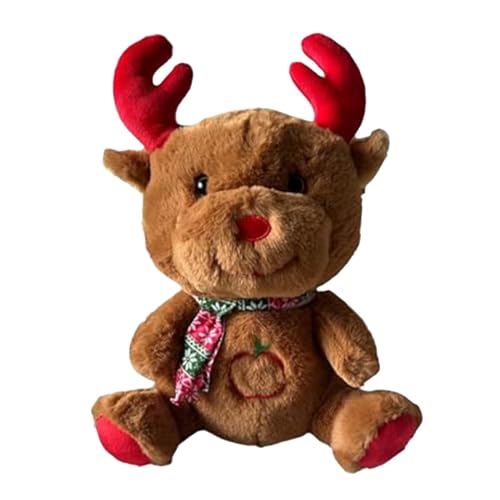 Fravsiu Elk Stuffed Animal | Children Soft Plush Toy | Breathing Plush Toy for Soothing Comfort | Soft Sleep Companion Doll for Kids, Cuddling, Relaxation and Comforting Moments von Fravsiu