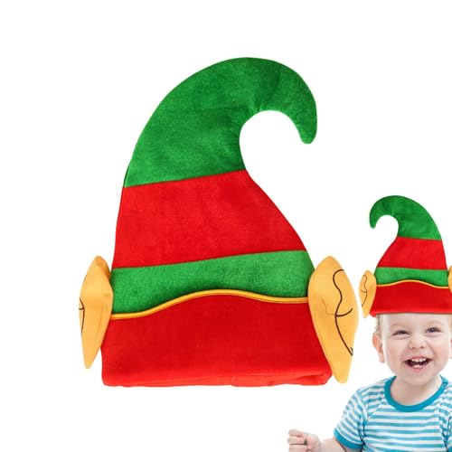 Fravsiu Funny Christmas Hats, Red Cone Hat, Green Christmas Hat, Holiday Costume Hat, Christmas Photo Props, Kids Christmas Hat, Holiday costume accessories photo props for pretend play von Fravsiu