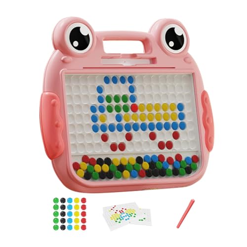 Fravsiu Magnetic Drawing Board, Frog Magnet Beads, Doodle Board Toys, Educational Preschool Toy, Magnetic Art Board, Educational Magnetic Doodle Board Toys for Preschool Learning and Play von Fravsiu