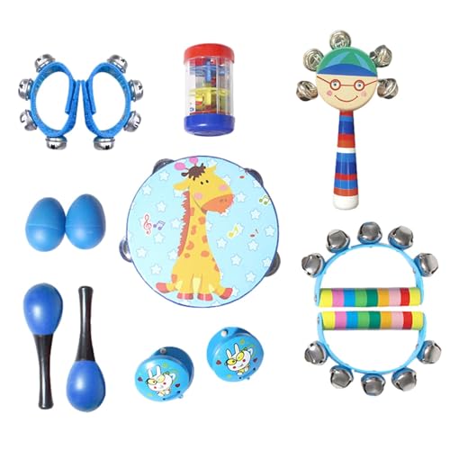 Fravsiu Musical Instruments Toys,13 Preschool Educational Musical Toys Set - Kid Toy For Home School Traveling For Boys Girls Kids Toddler von Fravsiu