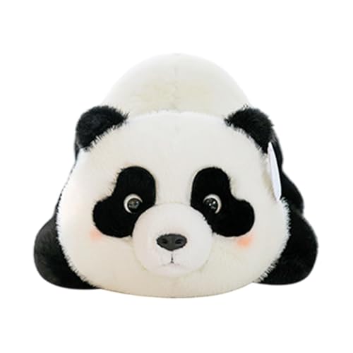 Fravsiu Soft Panda Pillow, Panda Stuffed Toy, Plush Panda Doll, Cute Panda Plushie, Panda Stuffed Animal Panda Plush Toy Comfortable Panda Toy Plush Soft Lying Panda Plush Doll for Kids von Fravsiu