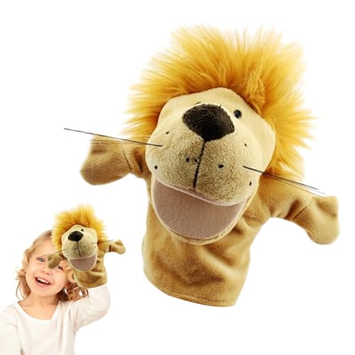 Fravsiu Tierhandpuppen,Handpuppen für Kinder | Tiere Lernpuppe,Waschbare, lustige, entzückende, kreative Stofftierpuppen mit funktionierendem Mund für Theater-Motto-Show-Geburtstagsgeschenke von Fravsiu