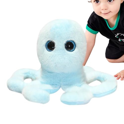 Fravsiu Whale Plush Doll, Whale Stuffed Animals, Plush Whale Toys, Octopus Plush Decor, Stuffed Cartoon Doll, Whale Plushie Toy, Cute Whale Plushie and Cartoon Doll for Home Decoration and Gifting von Fravsiu