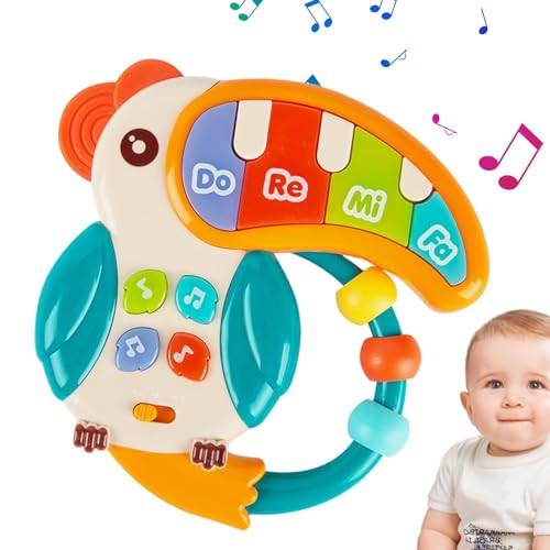 Frühpädagogisches Babyklavier, batteriebetriebenes -Keyboard-Klavier, geeignet für - und Mädchen-Keyboard-Klavierkinder, robuste Musikinstrumente | Frühes Lerninstrument für und Mädch von Fravsiu