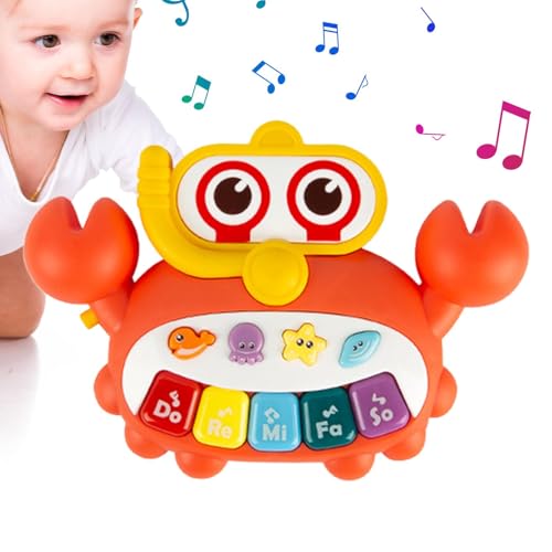 Frühpädagogisches Babyklavier, batteriebetriebenes -Keyboard-Klavier, geeignet für - und Mädchen-Keyboard-Klavierkinder, robuste Musikinstrumente | Frühes Lerninstrument für und Mädch von Fravsiu