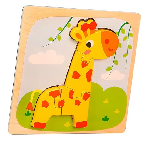 Holztierpuzzle Kleinkinder | Tierform-Puzzle für Kinder | Lernpuzzle für Vorschulkinder | Niedliche Tierpuzzles für Kinder, frühes Lernspielzeug, Kleinkinder, Holztiere, Kinder, Lerntiere für den Kind von Fravsiu