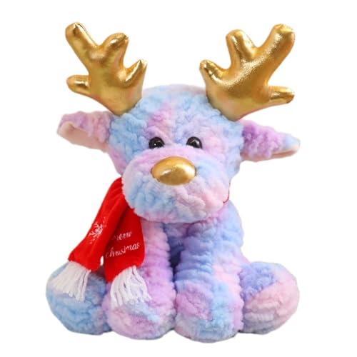 Plüschtier Hirsch | 11,8 Zoll Elch Spielzeug für Kinder | Weihnachtsdekoration für Zuhause Plüschtier | Festliches Weihnachtspullover für Home Decoration on von Fravsiu