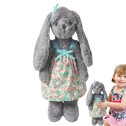 Stuffed Bunny Dress, Collectible Bunny Toy, Room Decoration Bunny, Sleeping Soothing Bunny Toys Travel Plush Dress Cuddly Bunny Stuffed Animal Decorative Doll Cute for Bunny Plush von Fravsiu