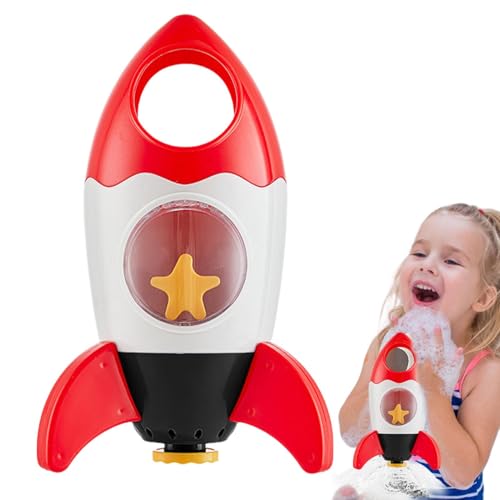 Toddler Bath Toy, Rocket Shape Water Shower Toys with Rotating Fountain | Fun Pool and Bath Sprayer Toys for Kids, Boys and Girls Aged 3+ | Interactive Water Play for Bathroom and Outdoor Pool Time von Fravsiu