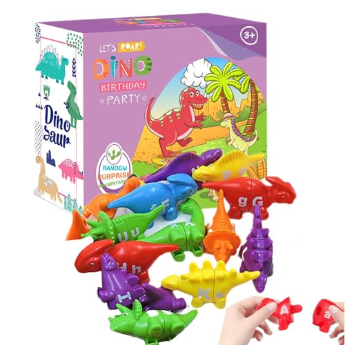 Toddler Dinosaur Toy, Matching Dinos Alphabet Toys, Preschool Learning Activities, Educational Dinosaur Matching Game, Educational Matching Dinos Alphabet Toys for Alphabet Learning, Matching Games von Fravsiu