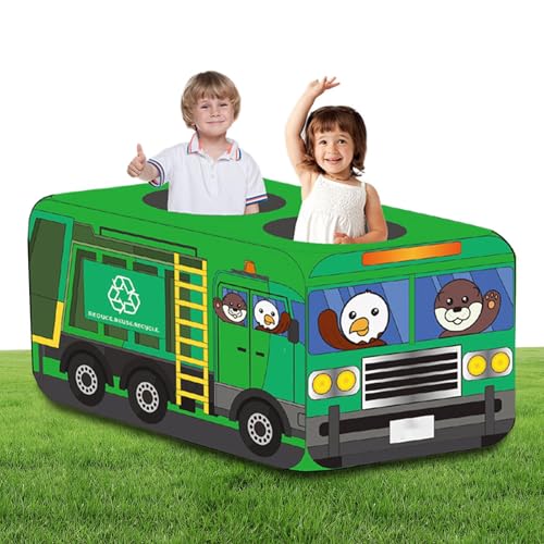 Toddler Indoor Play Tent, Foldable Kids Car Theme Tent, Bus Themed Playhouse for Children, Portable Children’s Tent for Indoor Play, Easy Setup Foldable Play Tent for Kids Rooms von Fravsiu