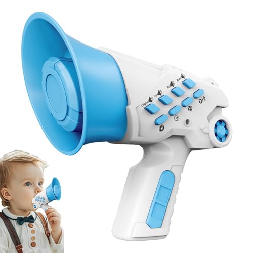 Voice Changing Megaphone | Loudspeaker Megaphone Trick Joke Toy | Amplifier Voice Changer Toy | Voice Changing Amplifier for Roleplay and Pranks | Fun Electric Megaphone for Kids' Entertainment von Fravsiu