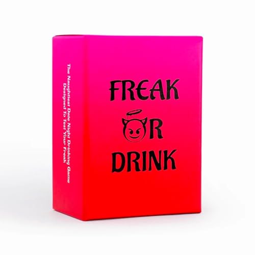 Freak Or Drink - Das seltsamste Trinkspiel für Paare perfekt für Verabredungen, Geburtstage und Jubiläen - Let's Get Drunk, Wild & Freaky! | Valentinstagsgeschenke von Freak Or Drink