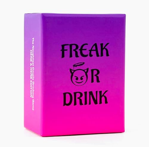 Freak Or Drink HERS & HERS Edition – Das verrückteste Trinkspiel für Paare, perfekt für Verabredungen, Geburtstage und Jubiläen, Valentinstagsgeschenke für sie, Paargeschenke von Freak Or Drink