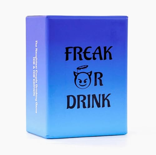 Freak Or Drink HIS & HIS Edition – Das verrückteste schwule Paar-Trinkspiel, perfekt für Verabredungen, Geburtstage und Jubiläen – Let's Get Drunk, Wild & Freaky! Valentinstagsgeschenke für Ihn von Freak Or Drink