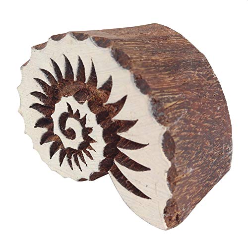 Freak Scene Stempel aus Holz - Ammonit - Fossil - 4 cm - Holzstempel von Freak Scene