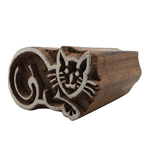 Freak Scene Stempel aus Holz - Katze 03-5 cm - Holzstempel von Freak Scene