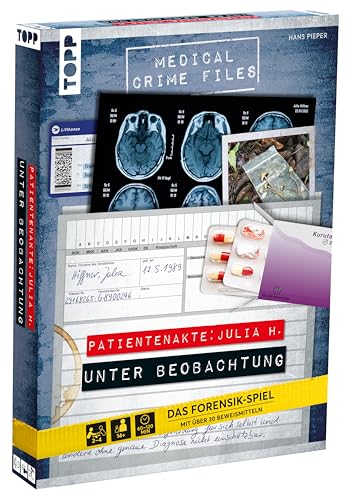 Medical Crime Files – Patientenakte: Der Fall Julia H. / Unter Beobachtung: Das beliebte Krimi-Spiel, jetzt zur kriminalistischen Forensik. Von Hans Pieper von Frech