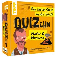 QUIZehn - Natur & Nonsens. Das listige Spiel um die Top 10 von Frech Verlag