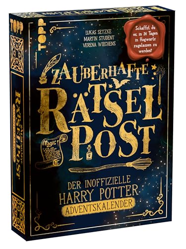 Zauberhafte Rätselpost: Der inoffizielle Harry Potter Adventskalender. Wirst du in Hogwarts zugelassen?: 24 Briefe in schön gestalteter Box mit geheimnisvollen Rätseln und Gegenständen von Frech