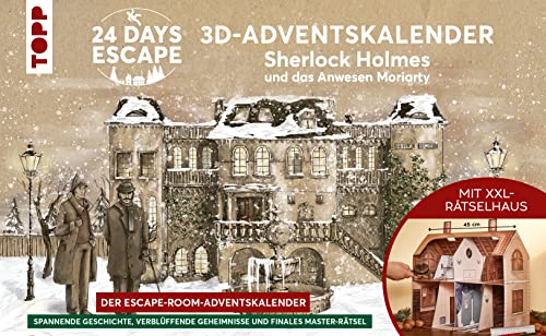 24 DAYS ESCAPE 3D-Adventskalender – Sherlock Holmes und das Anwesen Moriarty von Frech