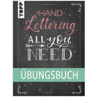 Handlettering Übungsbuch, 80 Seiten von Frechverlag GmbH