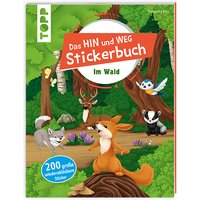 Das Hin-und-weg-Stickerbuch "Im Wald" von Frechverlag