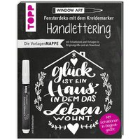 Handlettering Vorlagenmappe inkl. Kreidemarker von Frechverlag