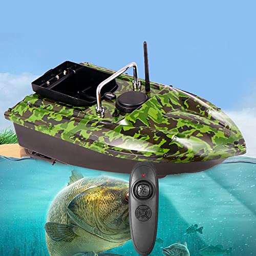 Fernbedienung, 500m RC FutterBoot Fischfinder 1.5KG Gewichtskapazität Futterboot Baitboat Doppelmotoren Fischköderboot für Nachtangeln Karpfenangeln Angler von Frederimo