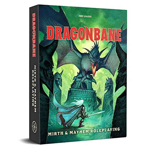 Dragonbane: RPG Core Set - Mirth & Mayhem Boxed Set, Free League Publishing, Includes-Dice, Rulebook, Map & More von Flat River Group