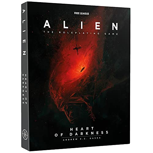 Flat River Group Free League Verlag: Alien RPG: Heart of Darkness - Erweiterungs-Hardcover-Buch, Alien-RPG-Core-Regelbuch oder Alien-RPG-Starter-Set erforderlich, Rollenspiel, für 3 bis 5 Spieler von Flat River Group