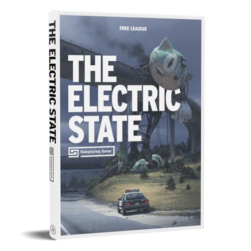 Free League: The Electric State RPG Core Rulebook (SciFi RPG, Hardback) für 2 bis 6 Spieler ab 14 Jahren von Free League