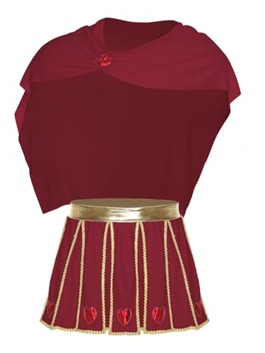 Freebily Herren Kostüm Griechische Götter Cupido Gott Der Liebe Kostüm Kilt Umhang Set Halloween Fasching Karnevalskostüme Burgundy M Freebily Herren Kostüm Griechische Götter Cupido Gott Der Liebe Kostüm Kilt Umhang Set Halloween Fasching Karnevalskostüme Burgundy M von Freebily