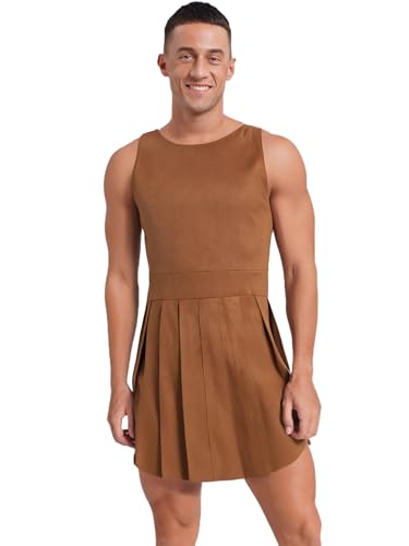 Freebily Herren Kostüm Römer Gladiator Kleid Mittelalterlicher Soldaten Kämpfer Rüstung Karneval Fasching Kostüm Braun S Freebily Herren Kostüm Römer Gladiator Kleid Mittelalterlicher Soldaten Kämpfer Rüstung Karneval Fasching Kostüm Braun S von Freebily