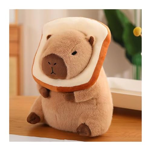 Freefire Capybara Plüschtier, Weiche Kuscheltiere In Bezaubernden Kostümen, Perfekte Sammelgeschenke for Kinder Und Mädchen Und Als Heimdekoration(Toast,37cm) von Freefire