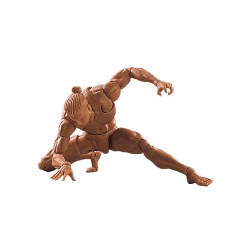 1/12 Skala Männliche Actionfigur, 6inch Romankey Super Flexible Muscular Starke Männliche Action Figur Miniatur Figur Körper Puppe Sammlung (Gelbe Haut) von Fremego