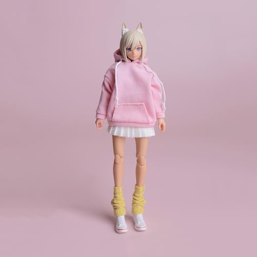 1/12 Skala Weibliche Kleidung, Weibliche Socken Sportstrumpf Kleidung für 6inch PH TBL SHF Action Figur Körper (Gelb) von Fremego